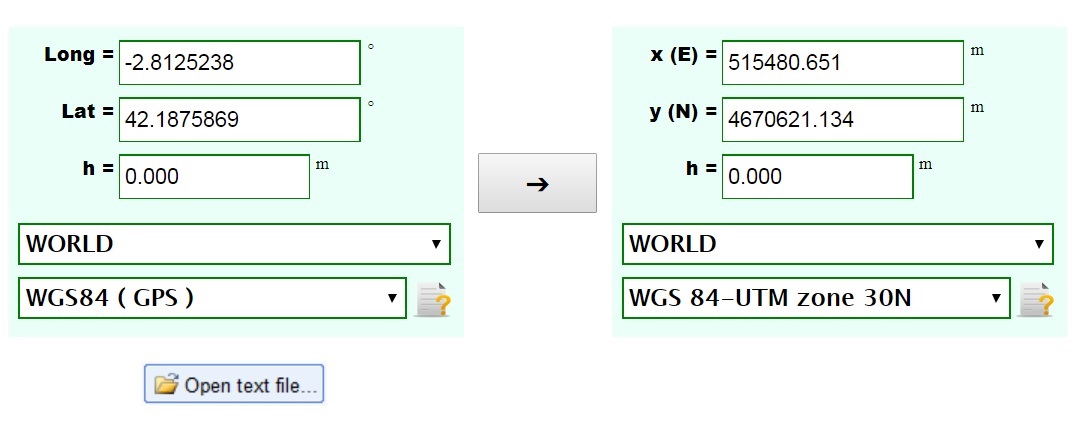 Coordinate converter